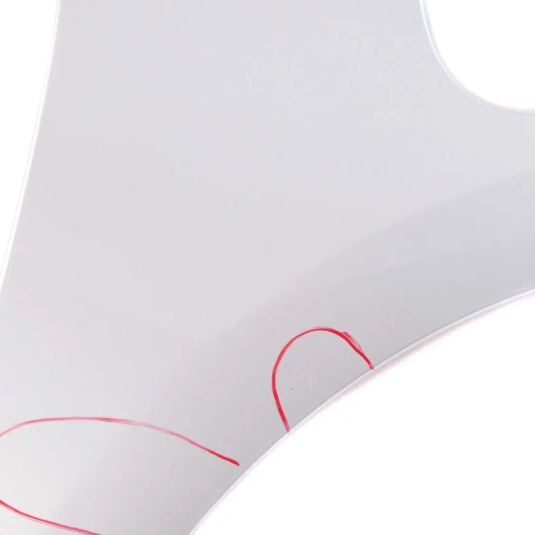 Side Wing Panel Fender Front Right O/S Ionic Silver Blue Metallic - B72 to BMW i3 with Part number 7375892 BMW i3 Side Wing Panel Fender Front Right O/S Ionic Silver Blue Metallic - B72 - SKU 7375892-ION - Part number 7375892