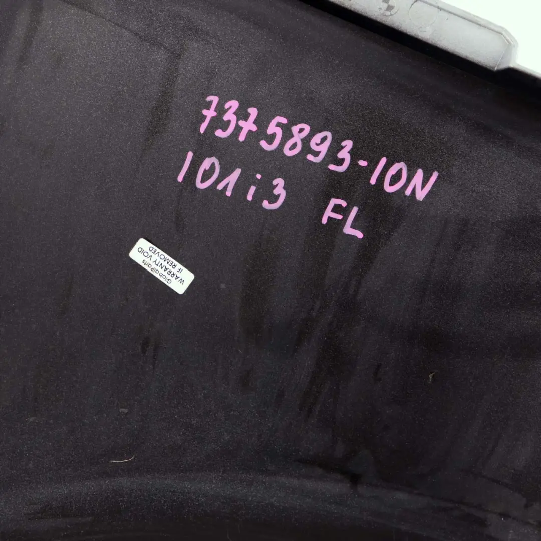 Side Wing Panel Fender Front Left N/S Ionic Silver Blue Metallic - B72 to BMW i3 with Part number 7375893 BMW i3 Side Wing Panel Fender Front Left N/S Ionic Silver Blue Metallic - B72 - SKU 7375893-ION - Part number 7375893