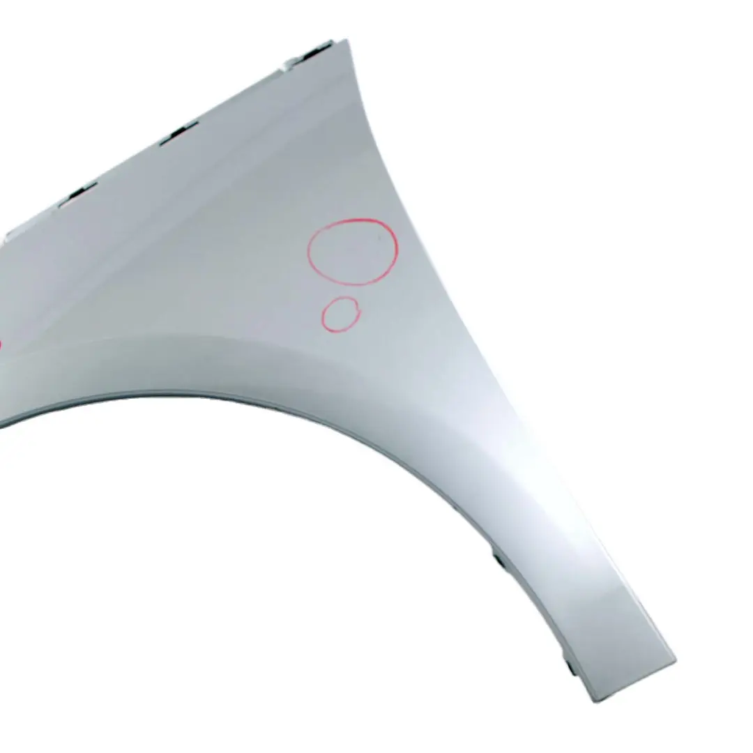 Side Wing Panel Fender Front Left N/S Ionic Silver Blue Metallic - B72 to BMW i3 with Part number 7375893 BMW i3 Side Wing Panel Fender Front Left N/S Ionic Silver Blue Metallic - B72 - SKU 7375893-ION - Part number 7375893