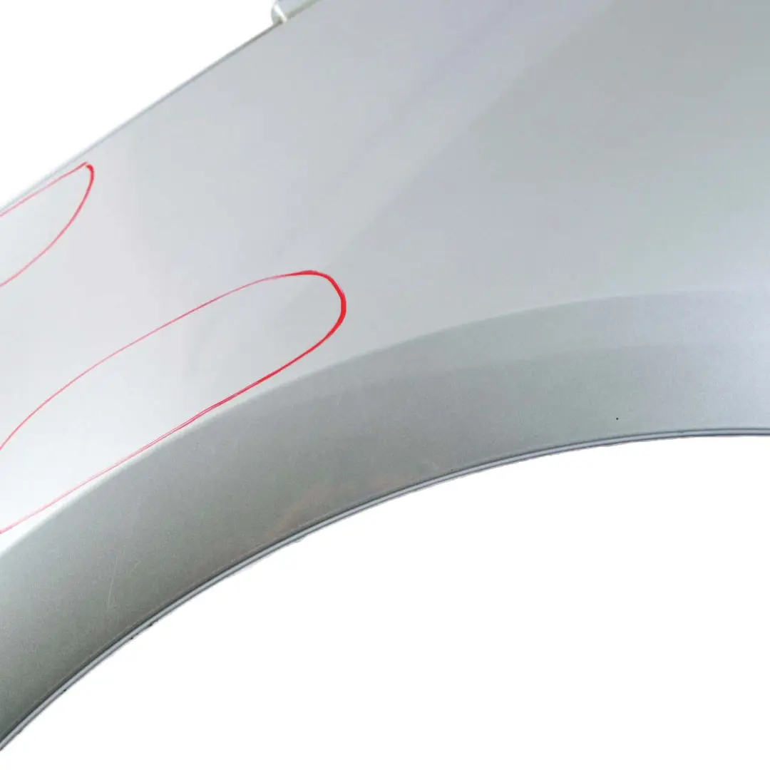 Side Wing Panel Fender Front Left N/S Ionic Silver Blue Metallic - B72 to BMW i3 with Part number 7375893 BMW i3 Side Wing Panel Fender Front Left N/S Ionic Silver Blue Metallic - B72 - SKU 7375893-ION - Part number 7375893