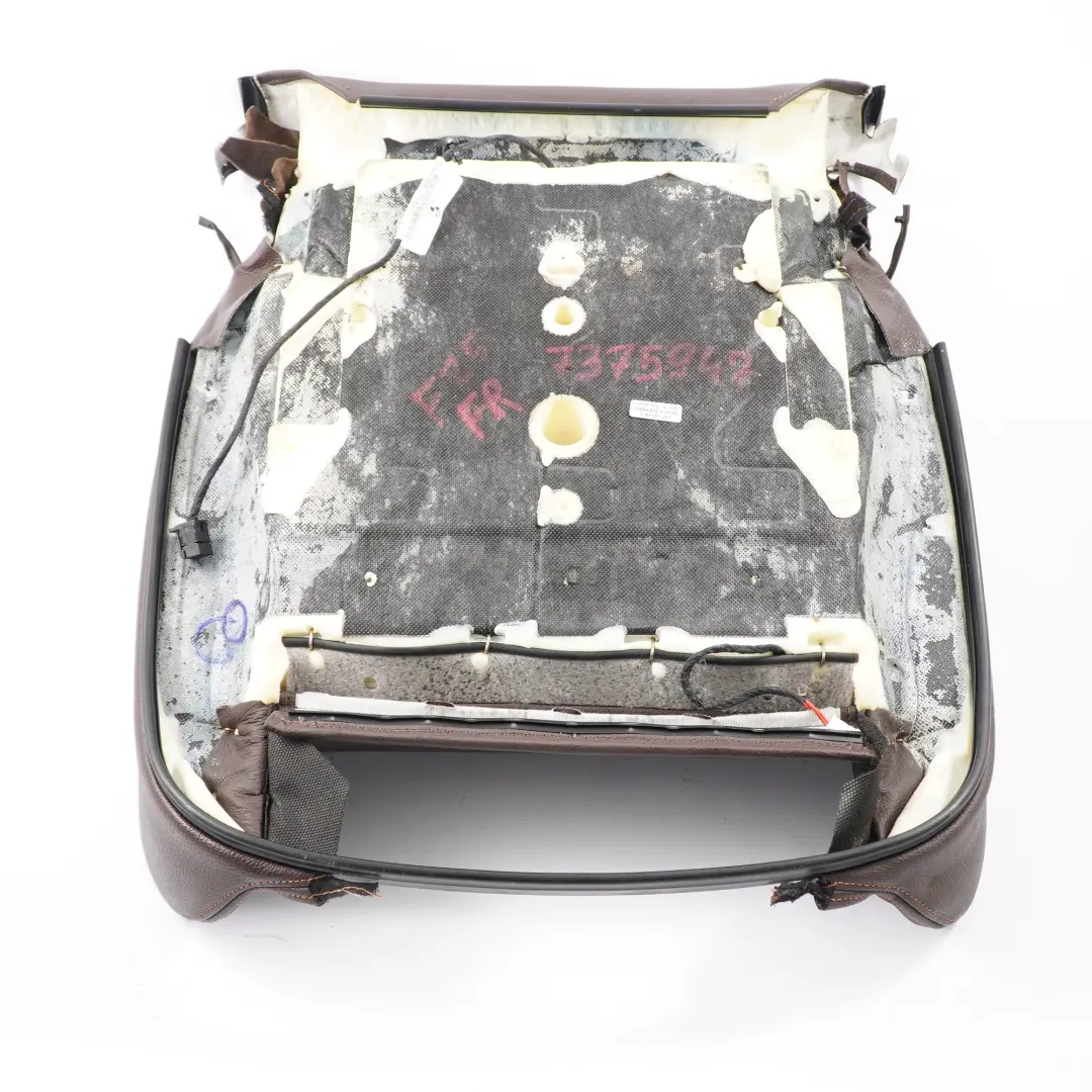 Housse de siège sport Panneau de siège chauffant en cuir Nevada Mokka pour BMW X3 F25 à propos du numéro de pièce 7375947 BMW X3 F25 Housse de siège sport Panneau de siège chauffant en cuir Nevada Mokka - SKU 7375947 - Numéro de pièce 7375947