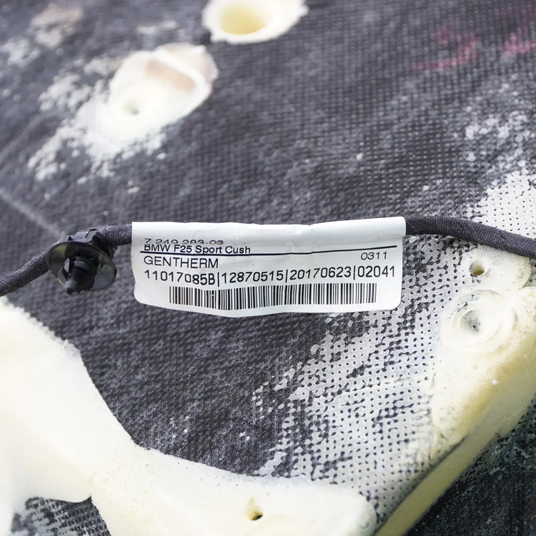 Funda de asiento Sport Panel de asiento calefactable Nevada Mokka para BMW X3 F25 con número de pieza 7375947 BMW X3 F25 Funda de asiento Sport Panel de asiento calefactable Nevada Mokka - SKU 7375947 - Número de pieza 7375947