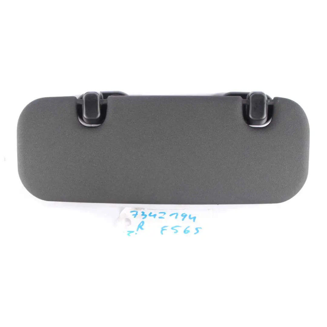  Sun Visor Mini Cooper F55 F56 Lateral Cover Panel Anthracite Right O/S - SKU 7375954 - Part number 7375954