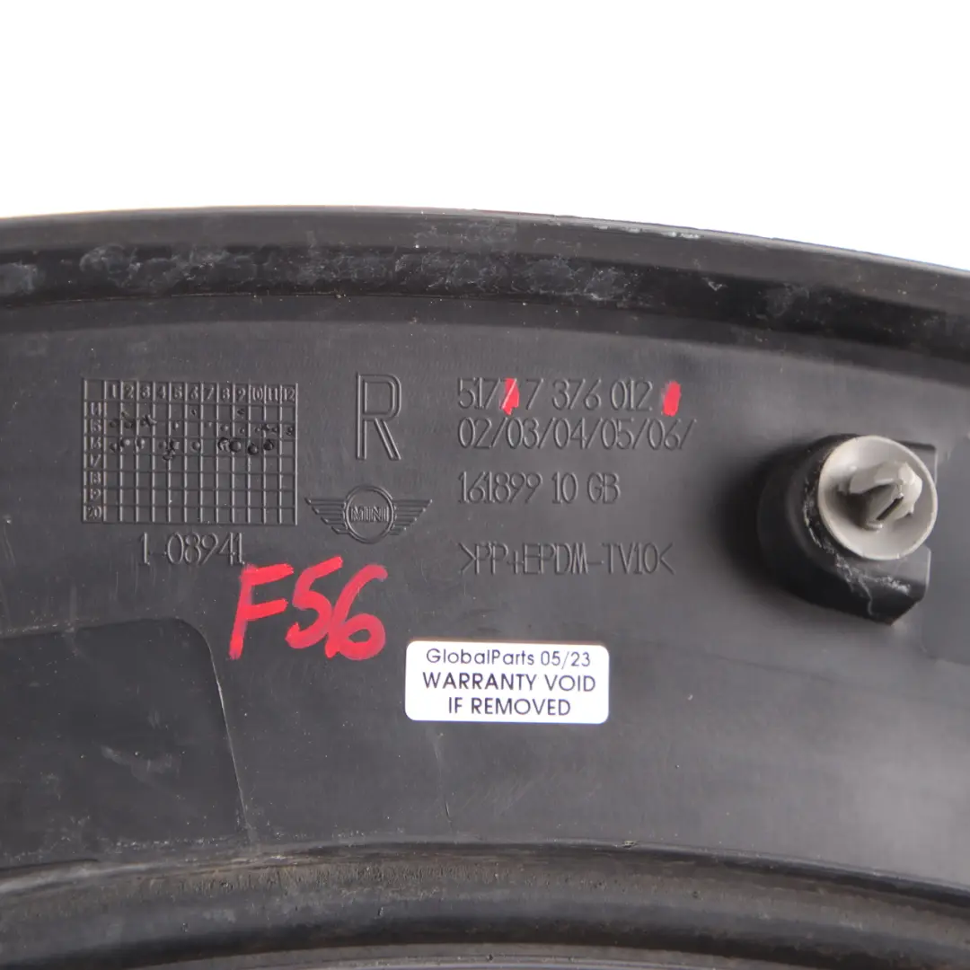 Verbreiterung Seitenwand Vorne Rechts 2757210 für Mini Cooper 2 R56 R57 R58 mit Teilenummer 7376012 Mini Cooper 2 R56 R57 R58 Verbreiterung Seitenwand Vorne Rechts 2757210 - SKU 7376012 - Teilenummer 7376012