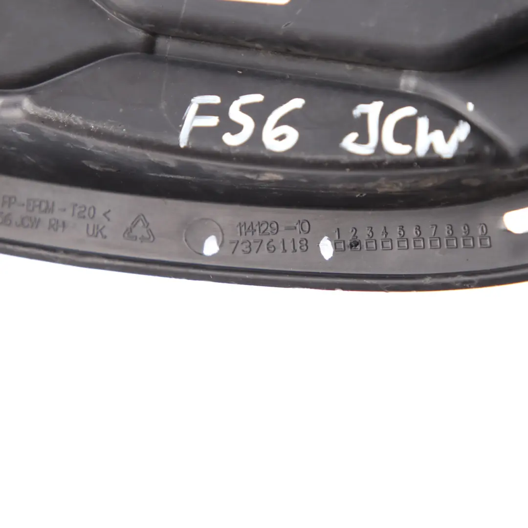 Bumper Air Inlet Mini F56 F57 JCW Front Right O/S Air Inlet Finisher to with Part number 7376118 Bumper Air Inlet Mini F56 F57 JCW Front Right O/S Air Inlet Finisher - SKU 7376118 - Part number 7376118