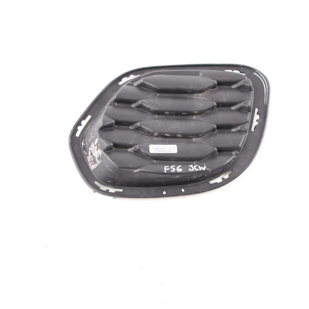 Bumper Air Inlet Mini F56 F57 JCW Front Right O/S Air Inlet Finisher to with Part number 7376118 Bumper Air Inlet Mini F56 F57 JCW Front Right O/S Air Inlet Finisher - SKU 7376118 - Part number 7376118