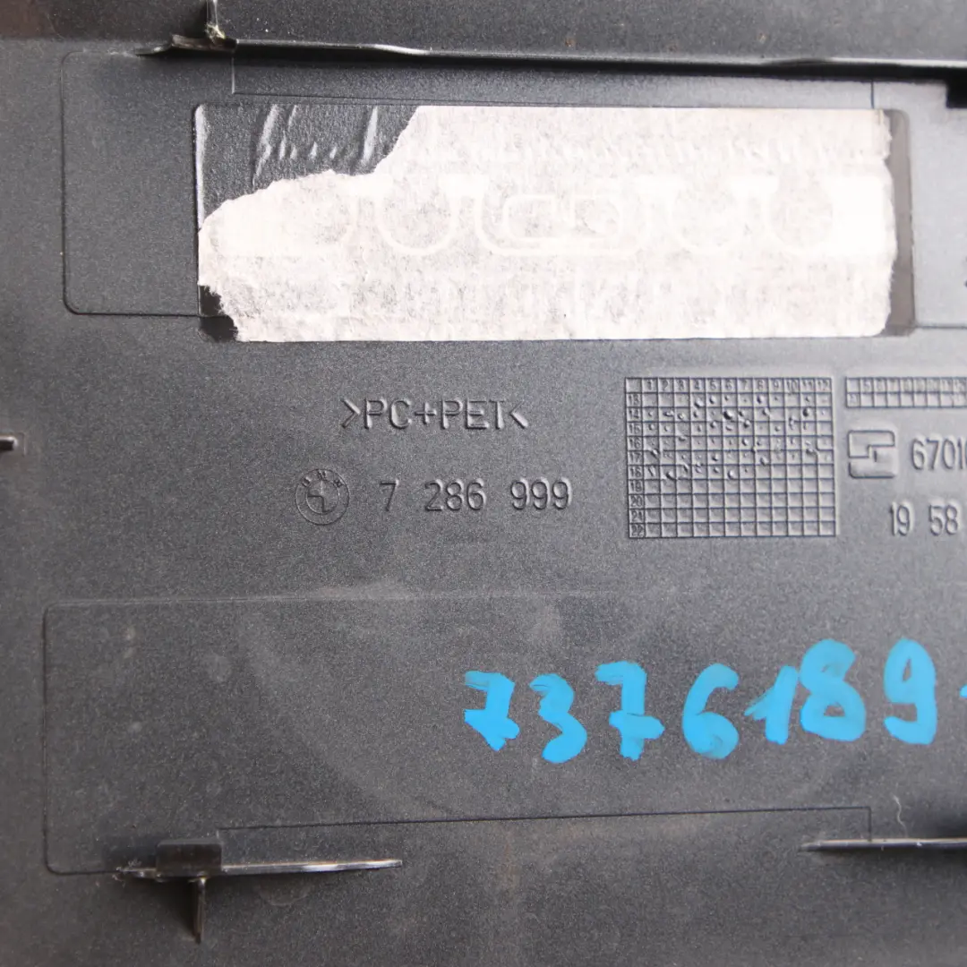 Charging Plug Flap Cover Cap Flowing Mineral Grey - C4C 7286999 to BMW i3 I01 with Part number 7376190 BMW i3 I01 Charging Plug Flap Cover Cap Flowing Mineral Grey - C4C 7286999 - SKU 7376190-FMG - Part number 7376190