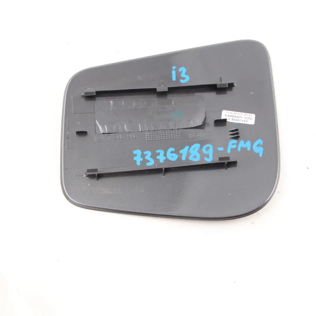 BMW i3 I01 Fill in Flap Fuel Filler Cover Cap Flowing Mineral Grey - C4C 7286999 - SKU 7376189-FMG - Part number 7376189