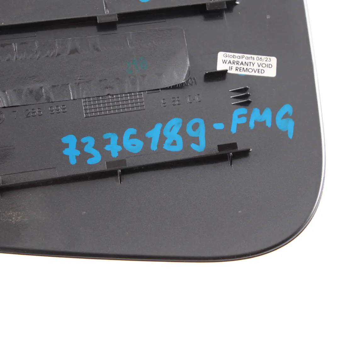 Fill in Flap Fuel Filler Cover Cap Flowing Mineral Grey - C4C 7286999 to BMW i3 I01 with Part number 7376189 BMW i3 I01 Fill in Flap Fuel Filler Cover Cap Flowing Mineral Grey - C4C 7286999 - SKU 7376189-FMG - Part number 7376189