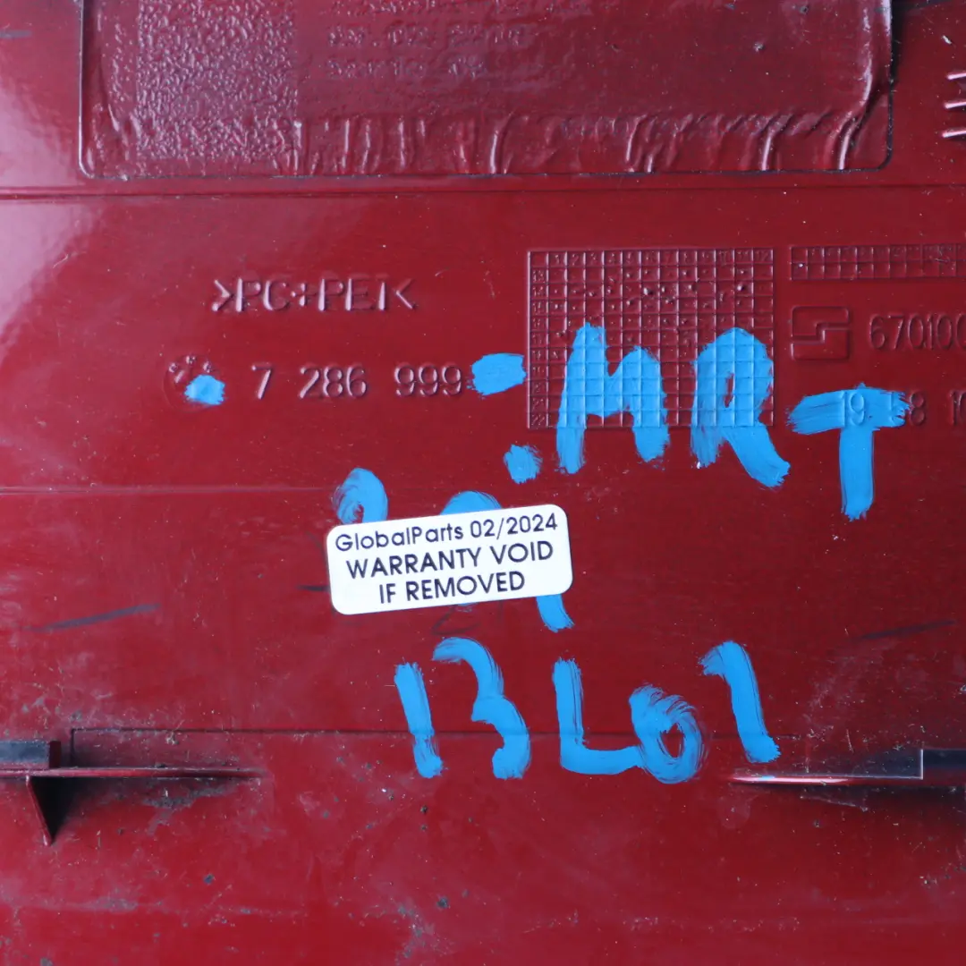 Charging Plug Flap Cover Cap Melbourne Red Metallic - A75 7286999 to BMW i3 I01 with Part number 7376190 BMW i3 I01 Charging Plug Flap Cover Cap Melbourne Red Metallic - A75 7286999 - SKU 7376190-MRT - Part number 7376190