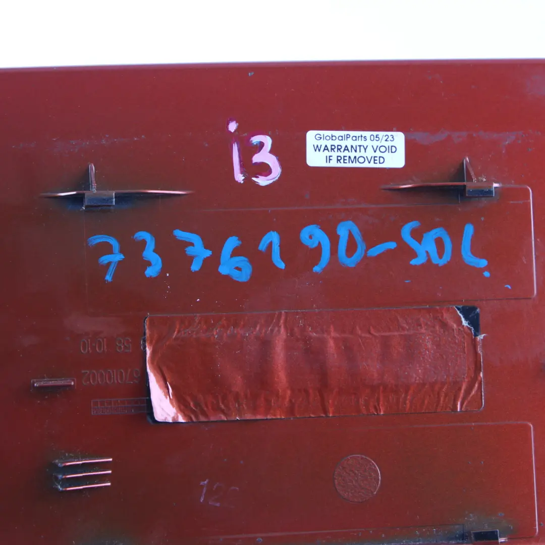 Fill In Flap Cover Hybrid Electric Cap Panel Solar Orange - B78 to BMW i3 I01 with Part number 7376190 BMW i3 I01 Fill In Flap Cover Hybrid Electric Cap Panel Solar Orange - B78 - SKU 7376190-SOL - Part number 7376190