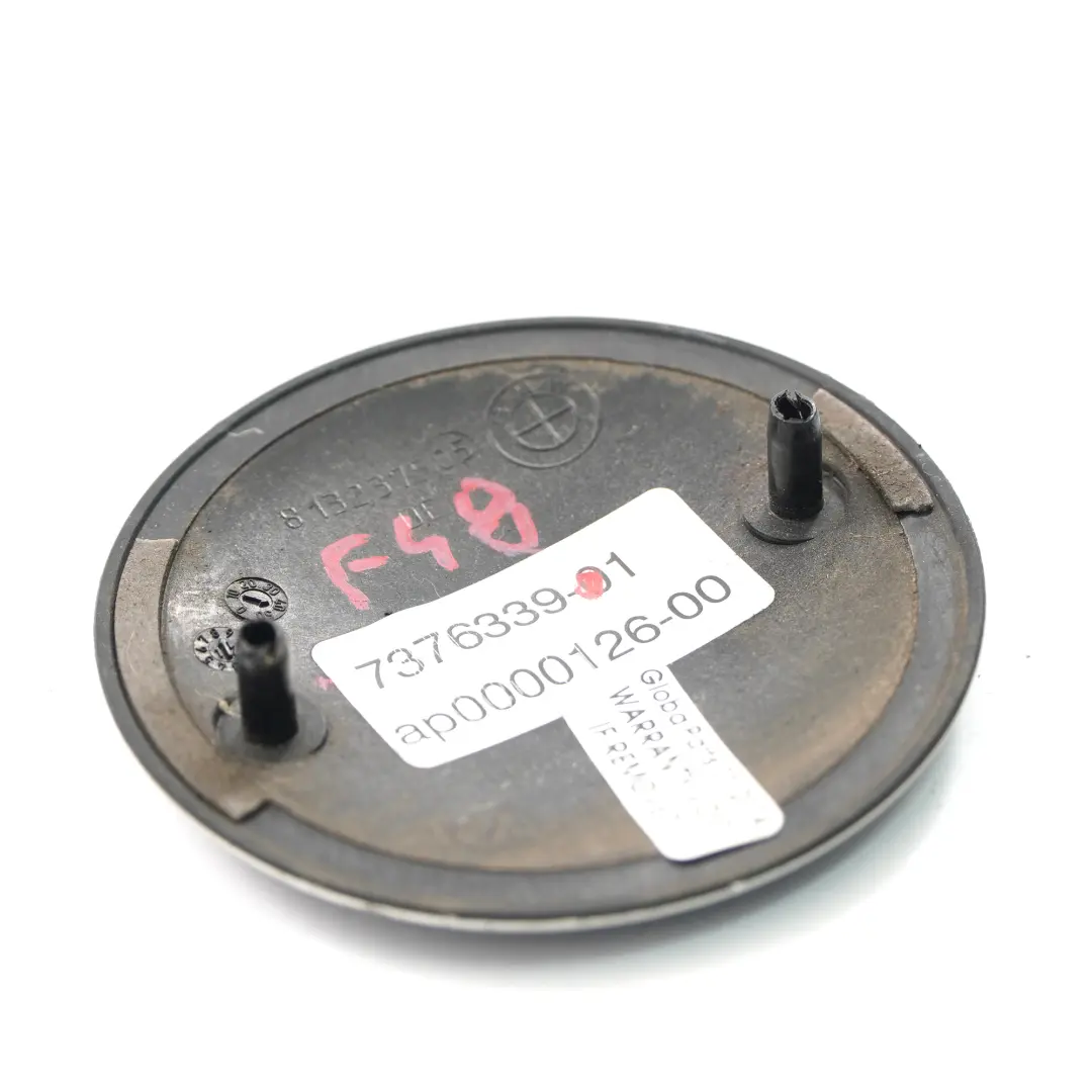 Badge Bonnet Emblem BMW F15 F16 F48 G14 G15 Hood Logo Plaque - SKU 7376339 - Part number 7376339