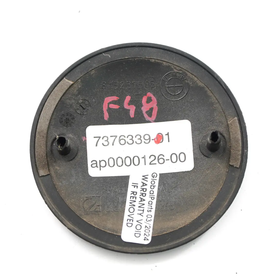 Badge Emblème capot BMW F15 F16 F48 G14 G15 Plaque logo de capuche - SKU 7376339 - Numéro de pièce 7376339
