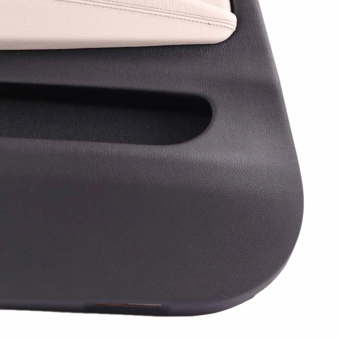 BMW F36 Door Card Trim Rear Left N/S Lining Panel Leather Ivory White - SKU 7376355 - Part number 7376355