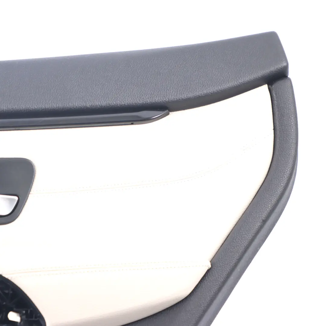 BMW F36 Rivestimento scheda porta posteriore destra Pannello pelle bianco - SKU 7376356-1 - Numero di parte 7376356