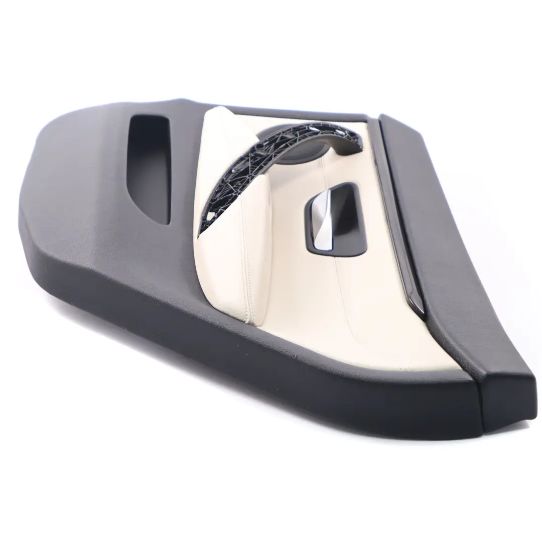 Tarjeta de puerta trasera derecha Panel de revestimiento cuero blanco para BMW F36 con número de pieza 7376356 BMW F36 Tarjeta de puerta trasera derecha Panel de revestimiento cuero blanco - SKU 7376356-1 - Número de pieza 7376356