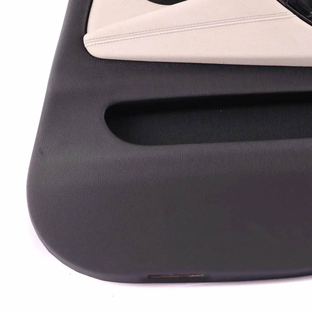BMW F36 Door Card Trim Rear Right O/S Panelling Lining Leather Ivory White - SKU 7376356 - Part number 7376356