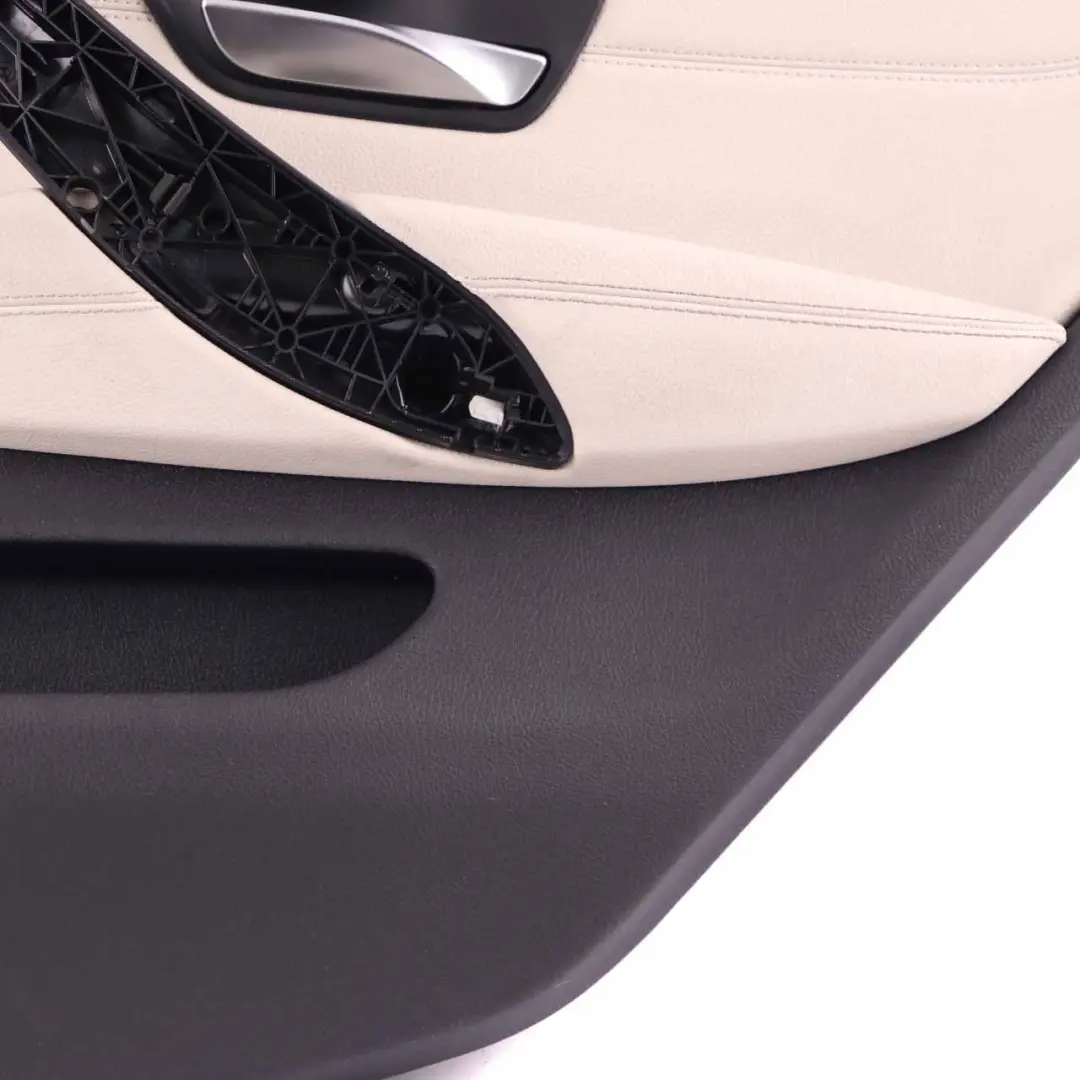 BMW F36 Door Card Trim Rear Right O/S Panelling Lining Leather Ivory White - SKU 7376356 - Part number 7376356