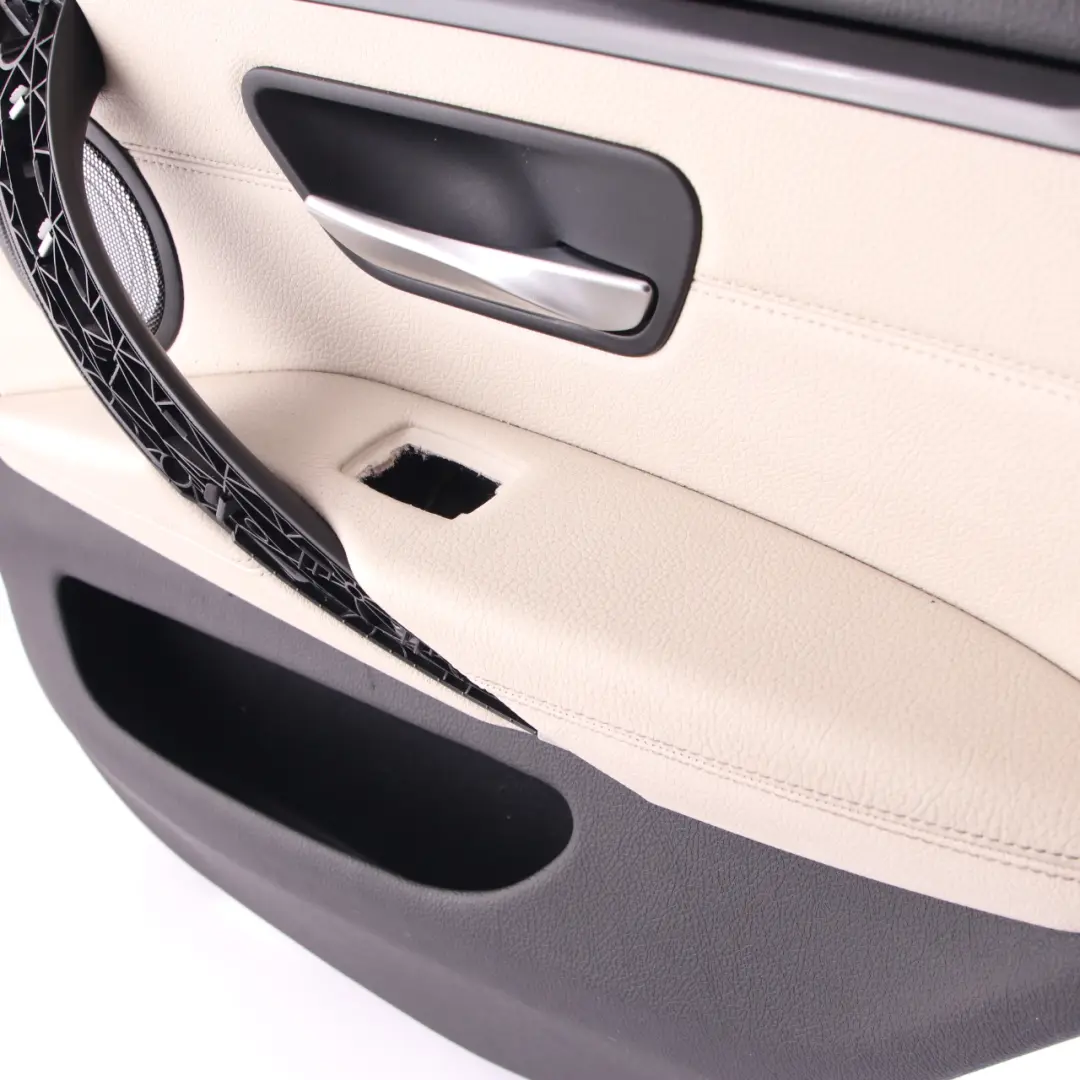 BMW F36 Door Card Trim Rear Right O/S Panelling Lining Leather Ivory White - SKU 7376356 - Part number 7376356