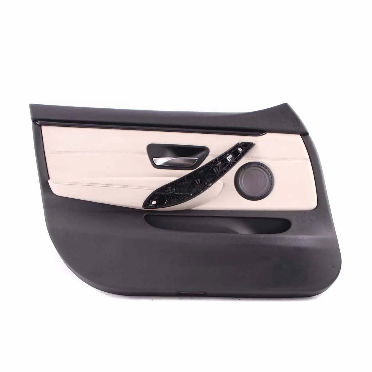 BMW F36 Türkartenverkleidung Vorne Links Panel Leder Elfenbein Weiß 7376361