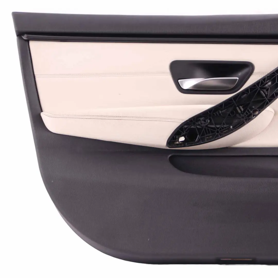 BMW F36 Door Card Trim Front Left N/S Lining Panel Leather Ivory White - SKU 7376361 - Part number 7376361