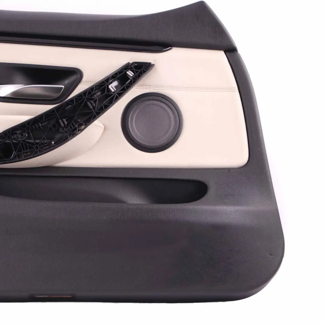 BMW F36 Scheda Porta Anteriore Sinistro Pannello Pelle Bianco Avorio - SKU 7376361 - Numero di parte 7376361