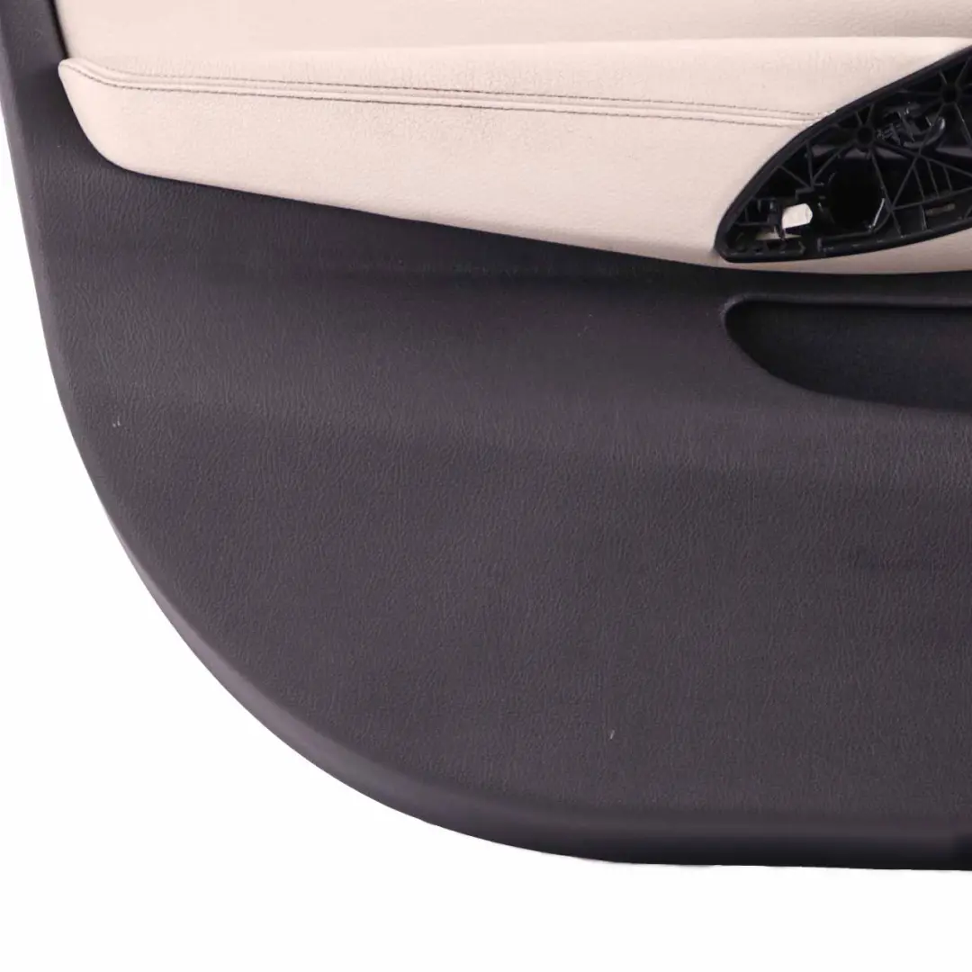 BMW F36 Scheda Porta Anteriore Sinistro Pannello Pelle Bianco Avorio - SKU 7376361 - Numero di parte 7376361
