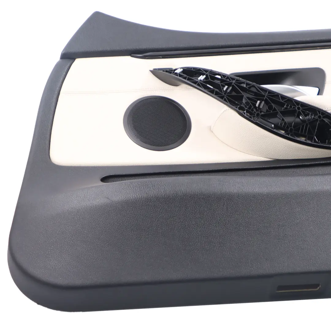 Door Card Trim Front Right O/S Panelling Lining Leather Ivory White to BMW F36 with Part number 7376362 BMW F36 Door Card Trim Front Right O/S Panelling Lining Leather Ivory White - SKU 7376362 - Part number 7376362