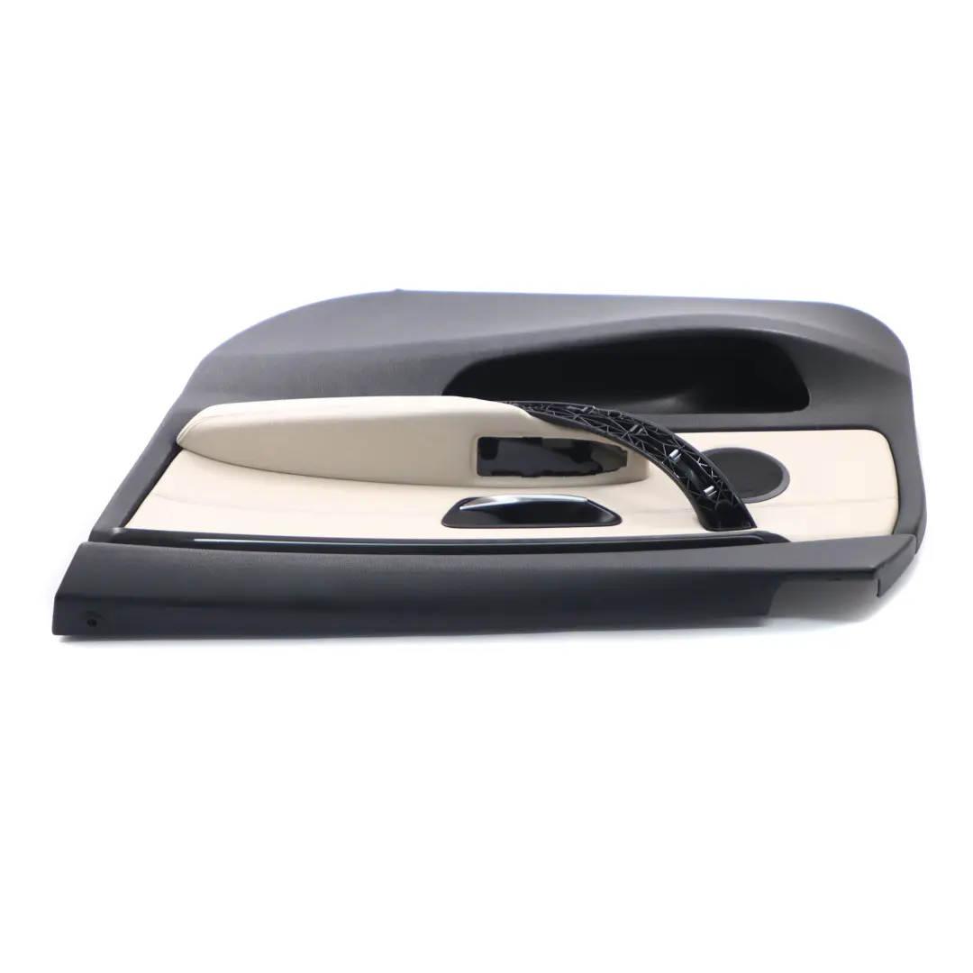 BMW F36 Rivestimento della scheda porta anteriore destra in pelle bianco avorio - SKU 7376362 - Numero di parte 7376362