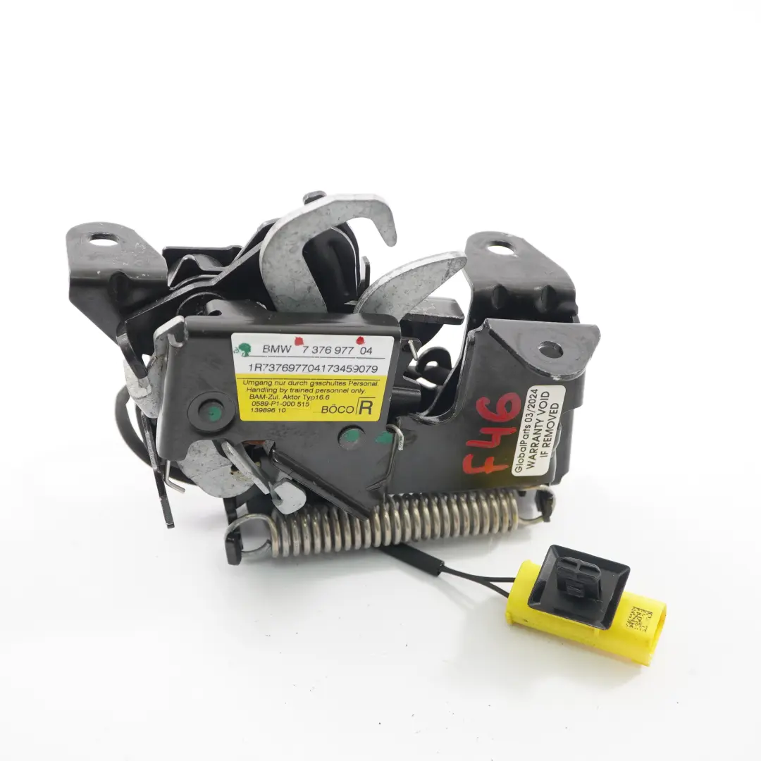 Motor hauben verriegelung BMW F46 X1 F48 LCI betätiger vorne rechts - SKU 7376977 - Teilenummer 7376977