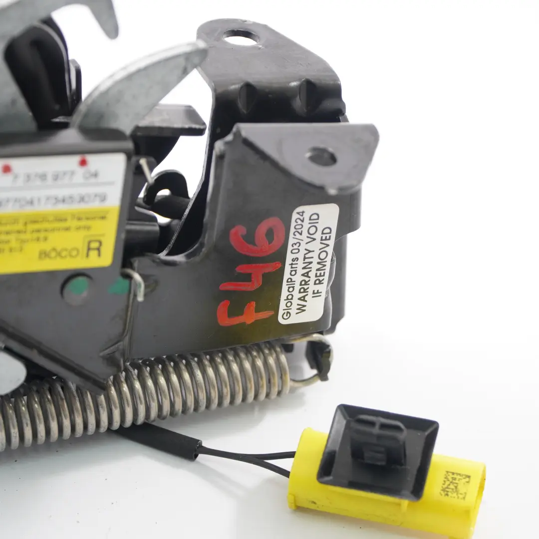 Blocco cofano BMW F46 X1 F48 LCI Attuatore chiusura anteriore destro per con numero di parte 7376977 Blocco cofano BMW F46 X1 F48 LCI Attuatore chiusura anteriore destro - SKU 7376977 - Numero di parte 7376977