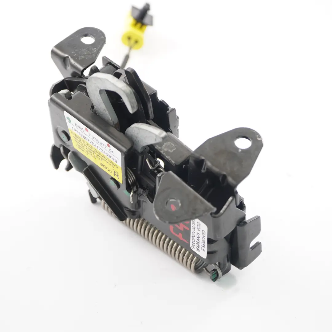  Blocco cofano BMW F46 X1 F48 LCI Attuatore chiusura anteriore destro - SKU 7376977 - Numero di parte 7376977