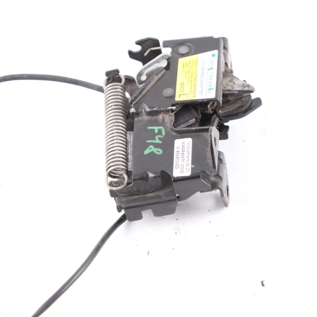 Hood Actuator BMW X1 F48 Bonnet Right O/S Pedestrian Protection to with Part number 7376978 Hood Actuator BMW X1 F48 Bonnet Right O/S Pedestrian Protection - SKU 7376978 - Part number 7376978