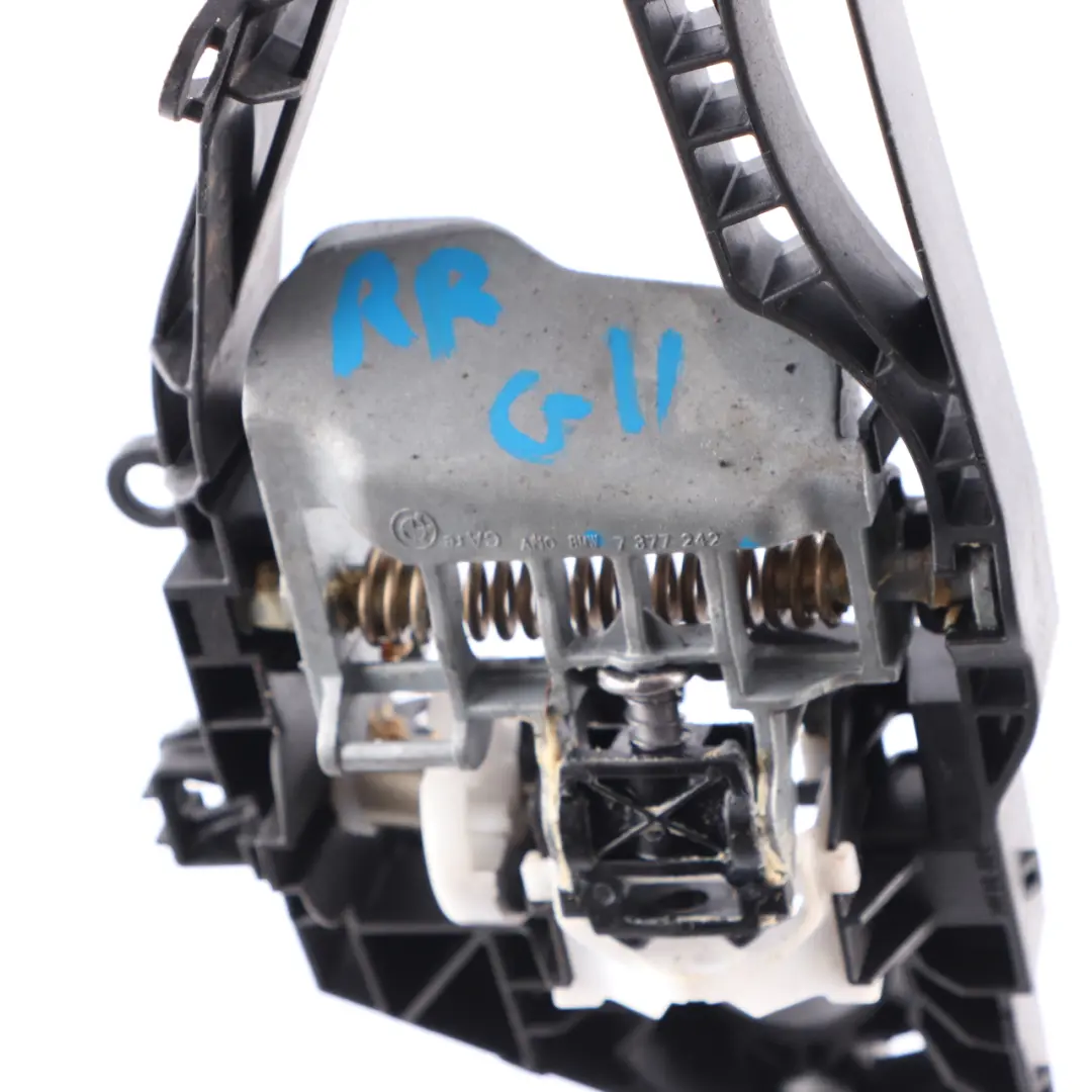 Handle Carrier Door Front Rear Right O/S Grab Base Bracket to BMW G11 with Part number 7377242 BMW G11 Handle Carrier Door Front Rear Right O/S Grab Base Bracket - SKU 7377242 - Part number 7377242