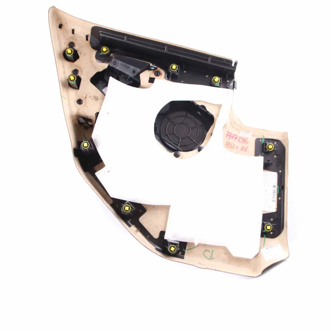 Door Card Panel Rear Right O/S Trim Cover Dalbergia Brown to BMW i3 I01 with Part number 7377296 BMW i3 I01 Door Card Panel Rear Right O/S Trim Cover Dalbergia Brown - SKU 7377296 - Part number 7377296