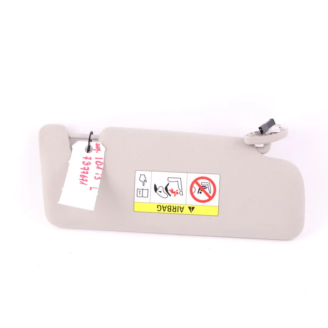  Sun Visor BMW i3 I01 Left N/S Illuminated With Label Mirror Trim Panel Carumgrau - SKU 7377671 - Part number 7377671