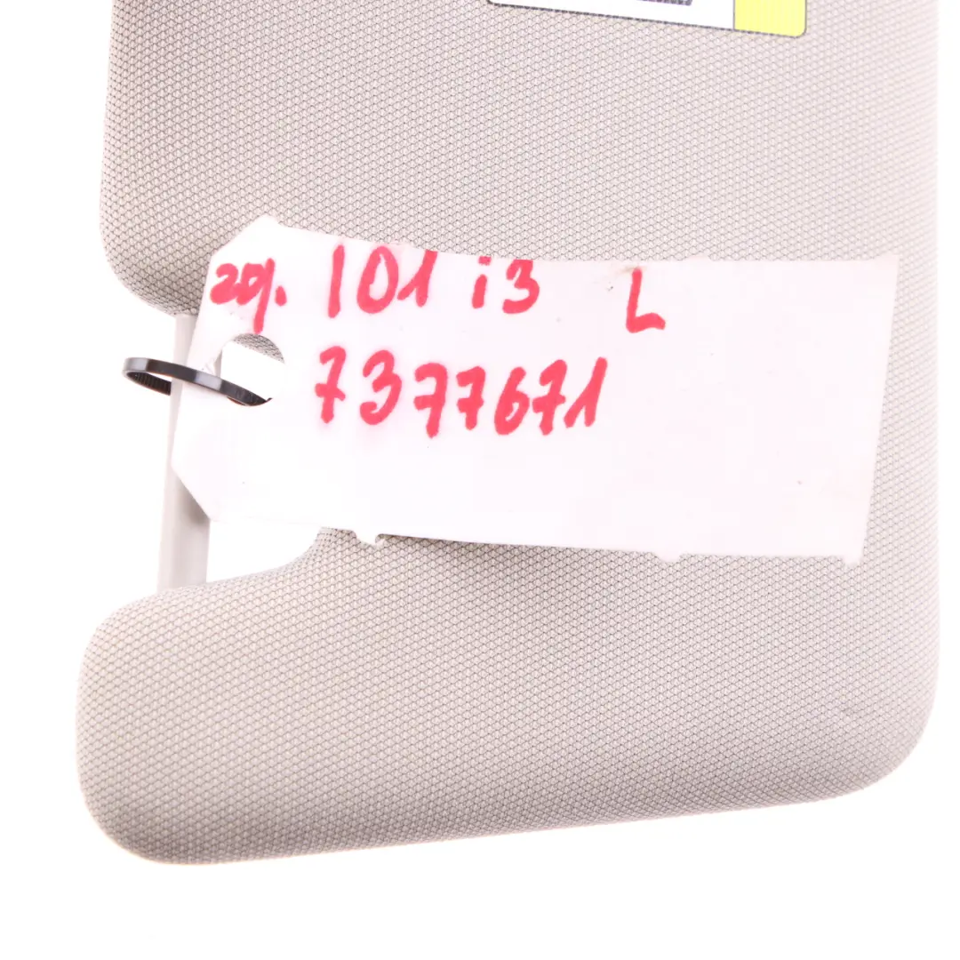  Sonnenblende BMW i3 I01 Links Beleuchtet mit Label Spiegelverkleidung Carumgrau - SKU 7377671 - Teilenummer 7377671