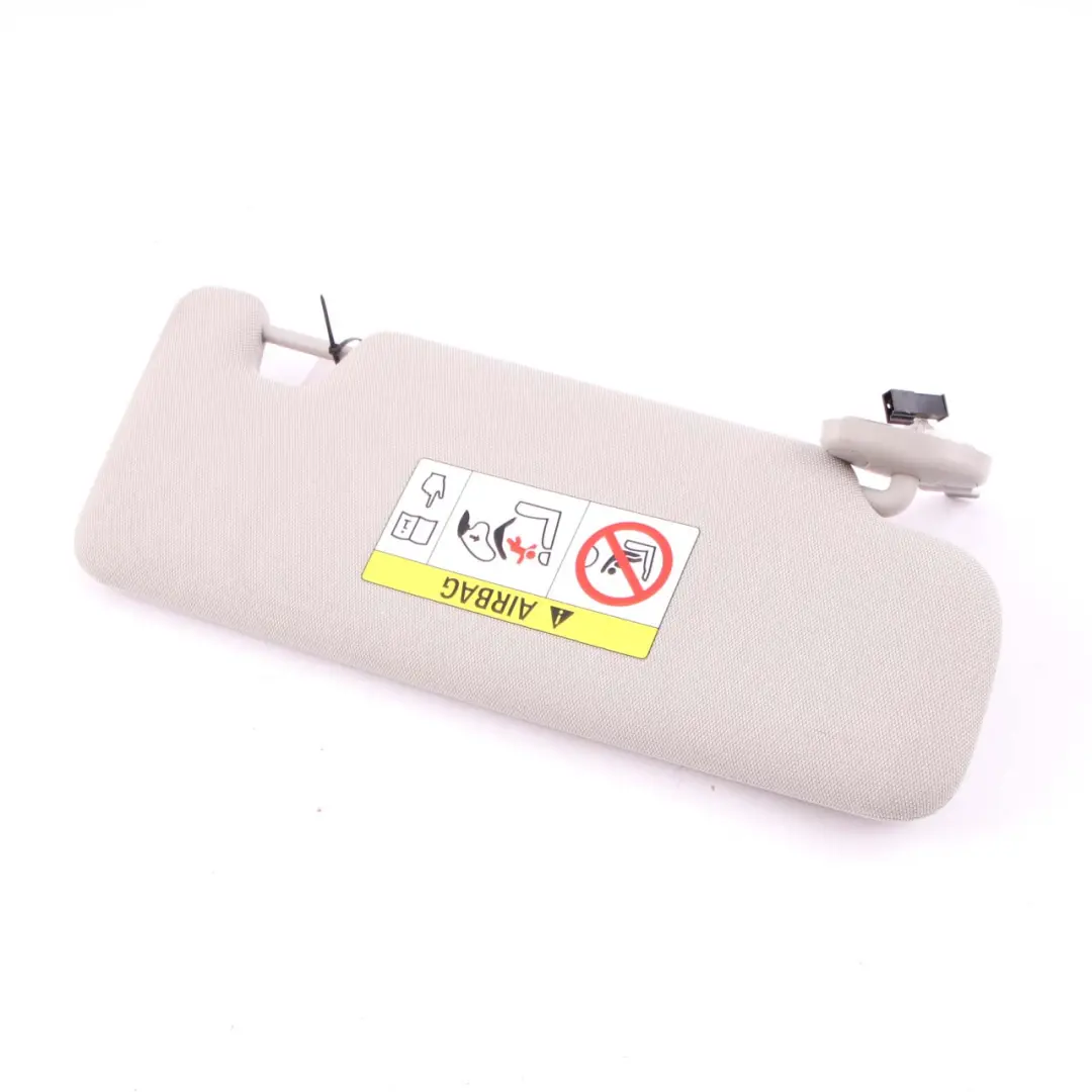  Sun Visor BMW i3 I01 Left N/S Illuminated With Label Mirror Trim Panel Carumgrau - SKU 7377671 - Part number 7377671