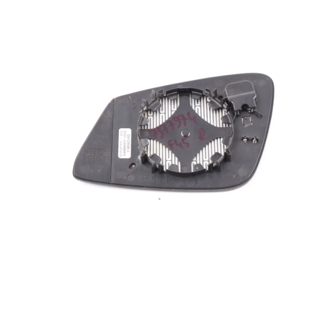  Wing Mirror Glass BMW F45 X1 F48 Right O/S Wide Angle Outside - SKU 7377974 - Part number 7377974
