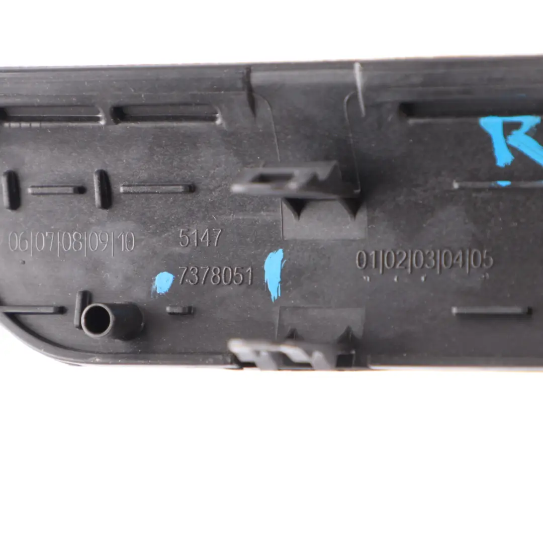 Door Sill Rear Left N/S Trim Entrance Cover Step Plate Trim to BMW G11 with Part number 7378051 BMW G11 Door Sill Rear Left N/S Trim Entrance Cover Step Plate Trim - SKU 7378051 - Part number 7378051