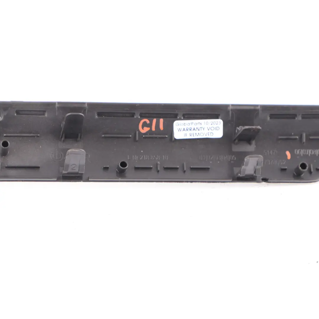 BMW G11 Door Sill Rear Right O/S Trim Entrance Cover Step Plate Trim - SKU 7378052 - Part number 7378052