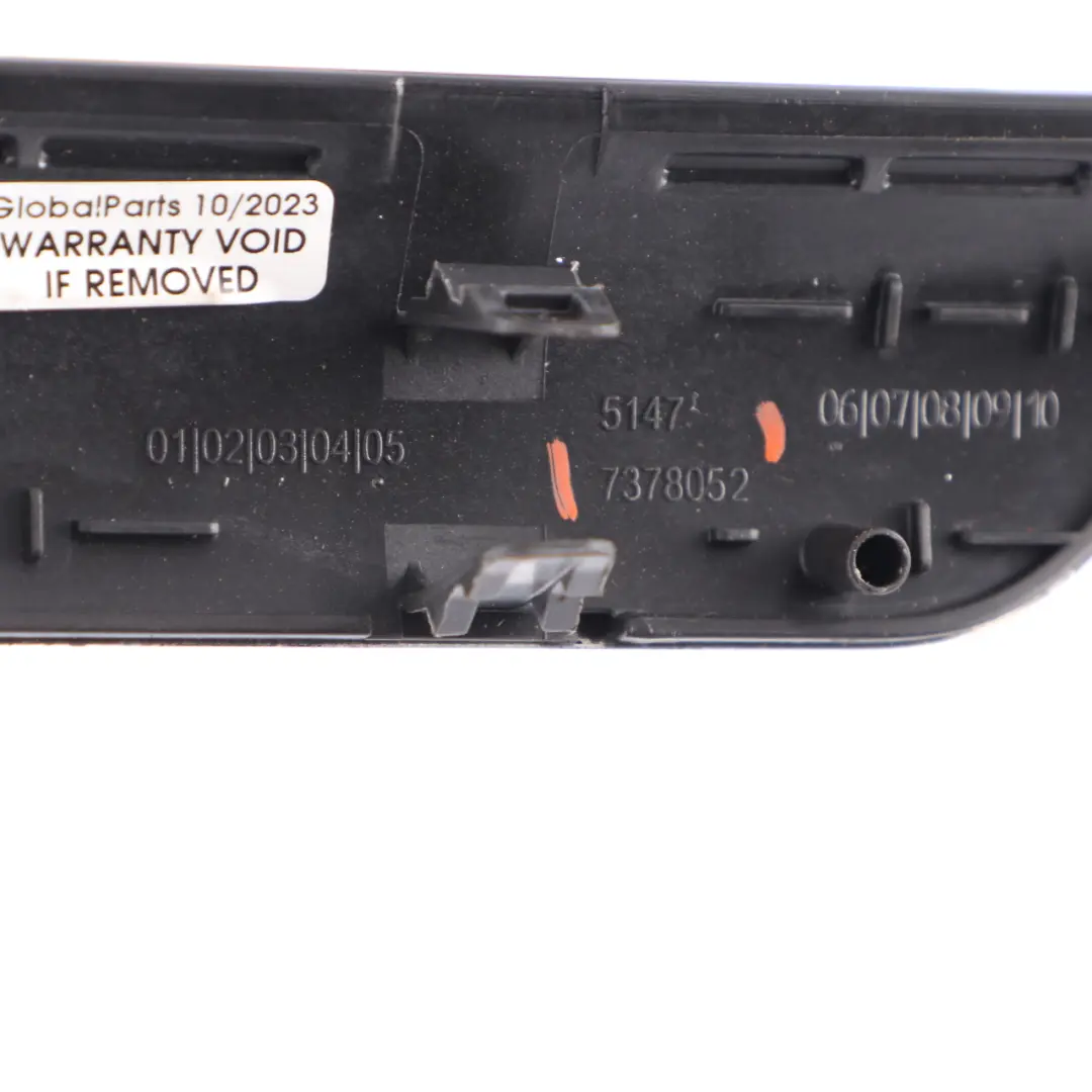 Door Sill Rear Right O/S Trim Entrance Cover Step Plate Trim to BMW G11 with Part number 7378052 BMW G11 Door Sill Rear Right O/S Trim Entrance Cover Step Plate Trim - SKU 7378052 - Part number 7378052