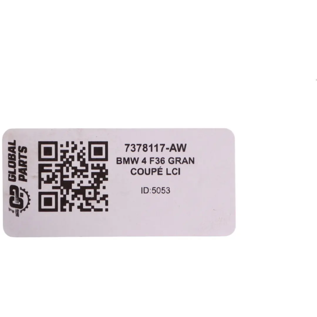 Mocowanie Klapy Bagażnika Lewe Alpinweiss 3 - 300 7332125 do BMW F36 o numerze 7378117 BMW F36 Mocowanie Klapy Bagażnika Lewe Alpinweiss 3 - 300 7332125 - SKU 7378117-AW - Numer Części 7378117