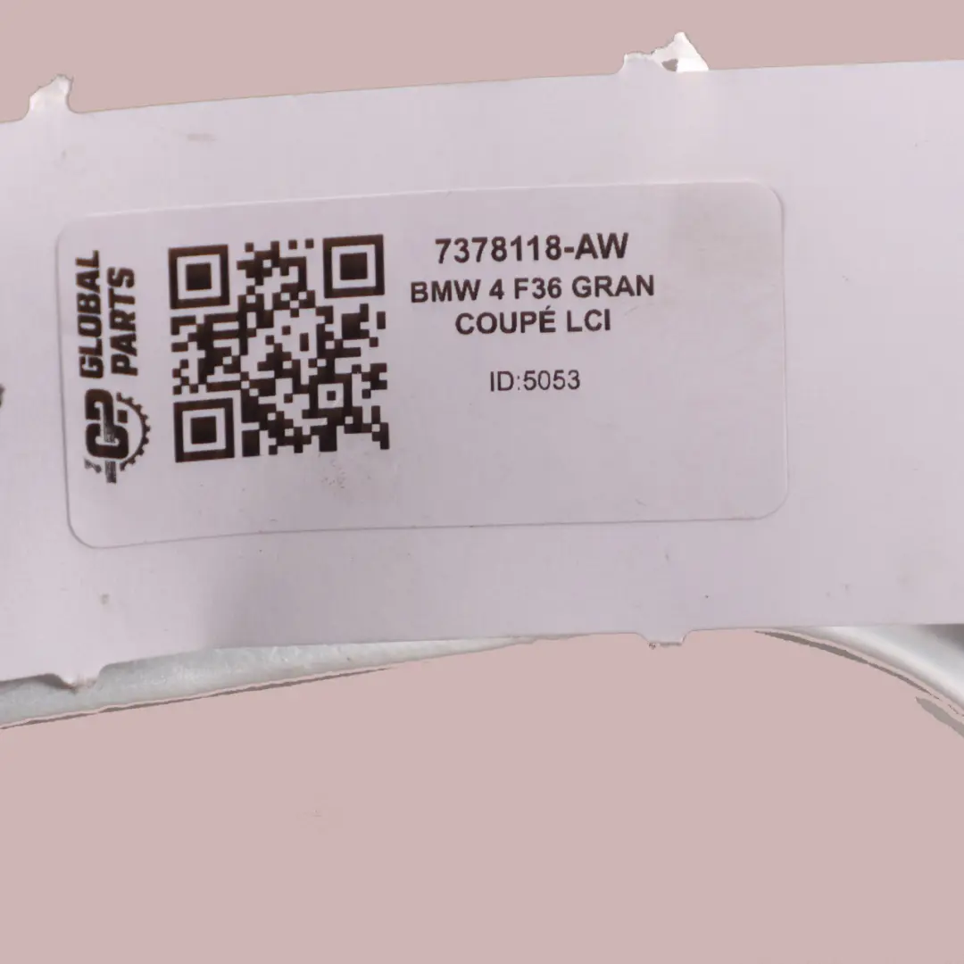 Trunk Lit Right O/S Mount Strut Alpinweiss 3 - 300 7332126 to BMW F36 with Part number 7378118 BMW F36 Trunk Lit Right O/S Mount Strut Alpinweiss 3 - 300 7332126 - SKU 7378118-AW - Part number 7378118