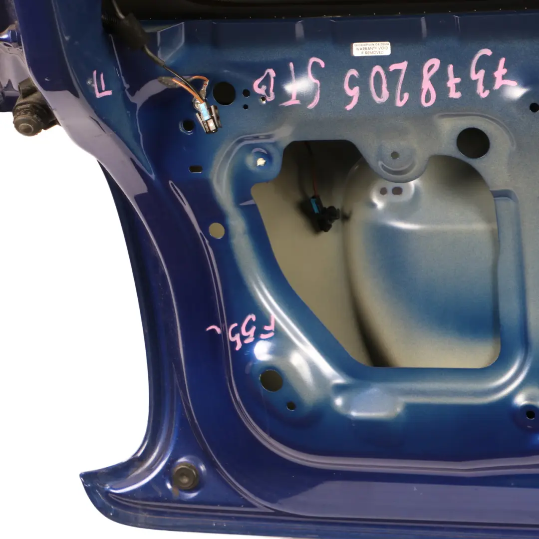 Trunk Lid Tailgate Boot Lid Starlight Blue Metallic - B62 to Mini F55 with Part number 7378205 Mini F55 Trunk Lid Tailgate Boot Lid Starlight Blue Metallic - B62 - SKU 7378205-STB - Part number 7378205