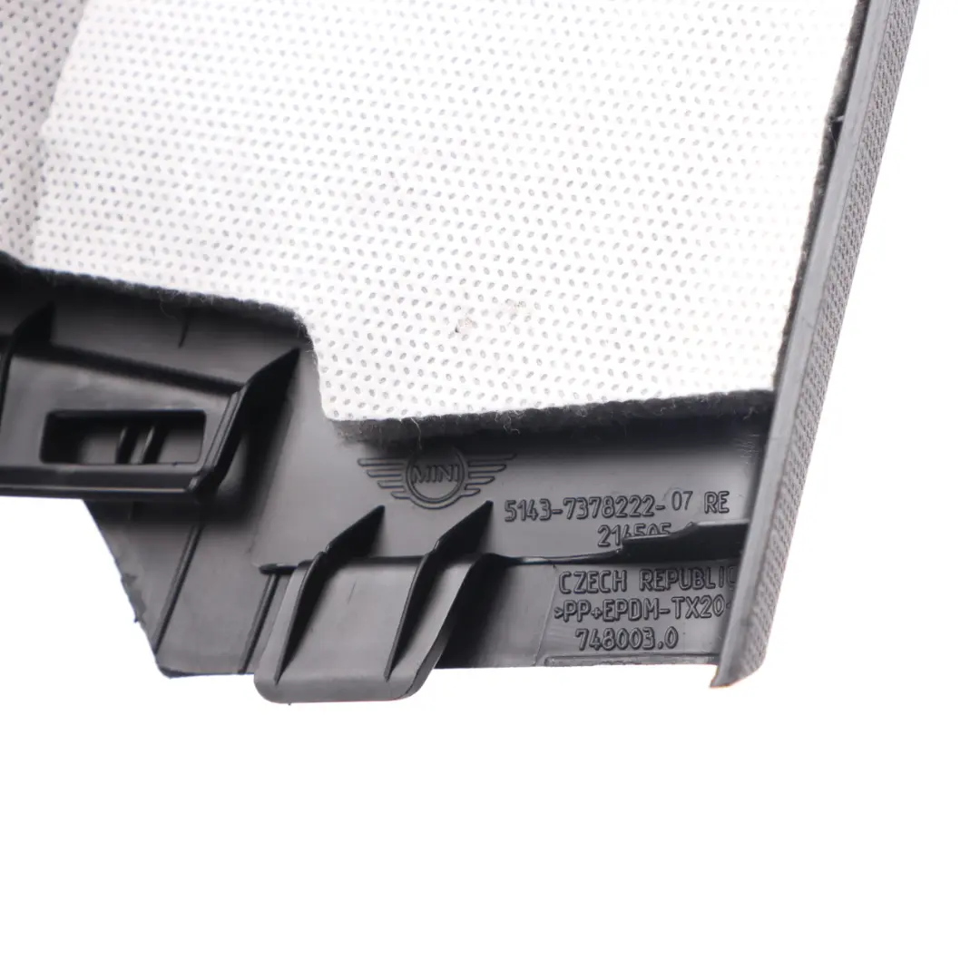 Trim Rear Quarter Panel Inner Cover Screw Black to Mini F60 Countryman with Part number 7378222 Mini F60 Countryman Trim Rear Quarter Panel Inner Cover Screw Black - SKU 7378222-1 - Part number 7378222