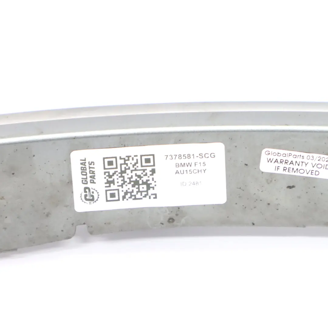  Cubre Paso de Rueda BMW X5 F15 M Sport Delantero Izquierdo Spacegrau - A52 - SKU 7378581-SCG - Número de pieza 7378581