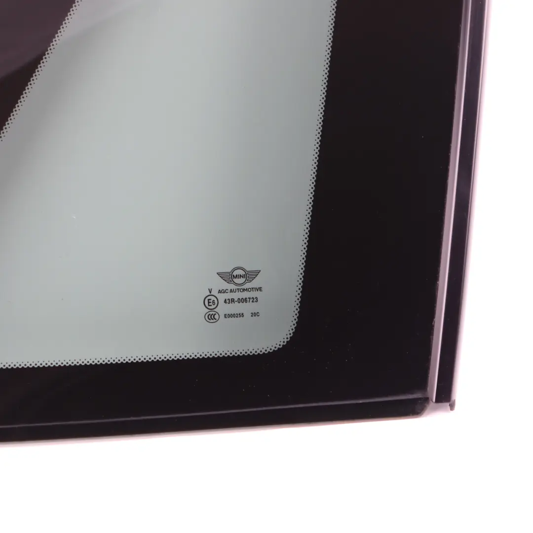 Side Window Rear Right O/S Quarter Glass Tinted Glazing to Mini Cooper F55 with Part number 7378674 Mini Cooper F55 Side Window Rear Right O/S Quarter Glass Tinted Glazing - SKU 7378674 - Part number 7378674