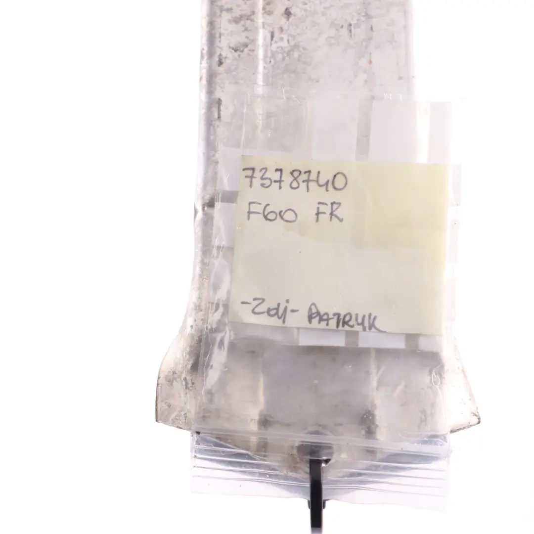 Refuerzo Parachoques Delantero Inferior Derecho para Mini F60 con número de pieza 7378740 Mini F60 Refuerzo Parachoques Delantero Inferior Derecho - SKU 7378740 - Número de pieza 7378740