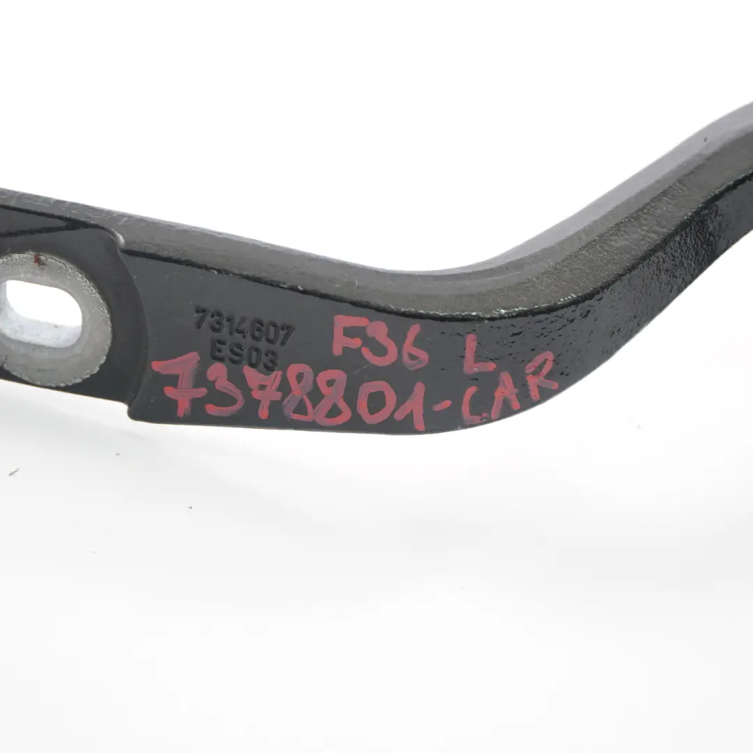 BMW F36 Maletero Tapa Bisagra Trasera Izquierda Carbon Black - 416 - SKU 7378801-CAR - Número de pieza 7378801